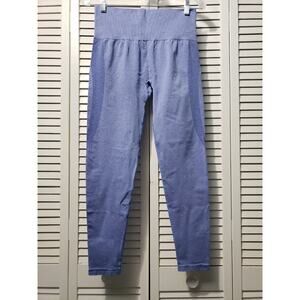 Women's Yoga Leggings‎ Size Medium Fitted Leggings Blue Stretch Unbranded